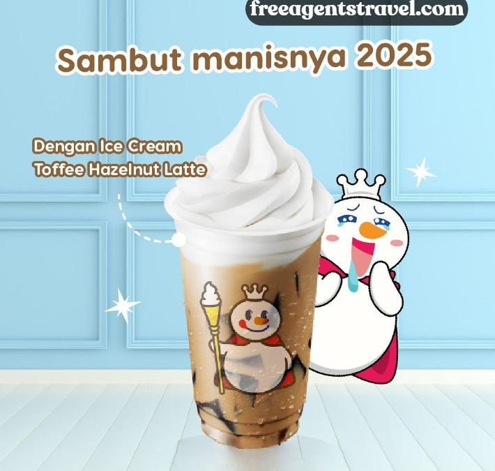 Ice Cream Toffee Hazelnut Latte Mixue Bikin Nagih!